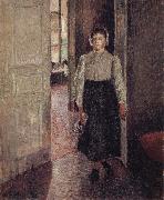 Camille Pissarro The Young maid Sweden oil painting artist